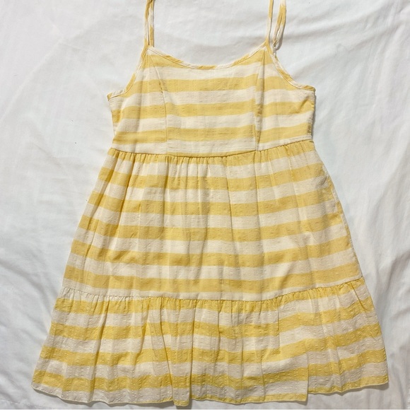 NWOT Altar’d State Yellow Stripe Mini Dress - Picture 6 of 6